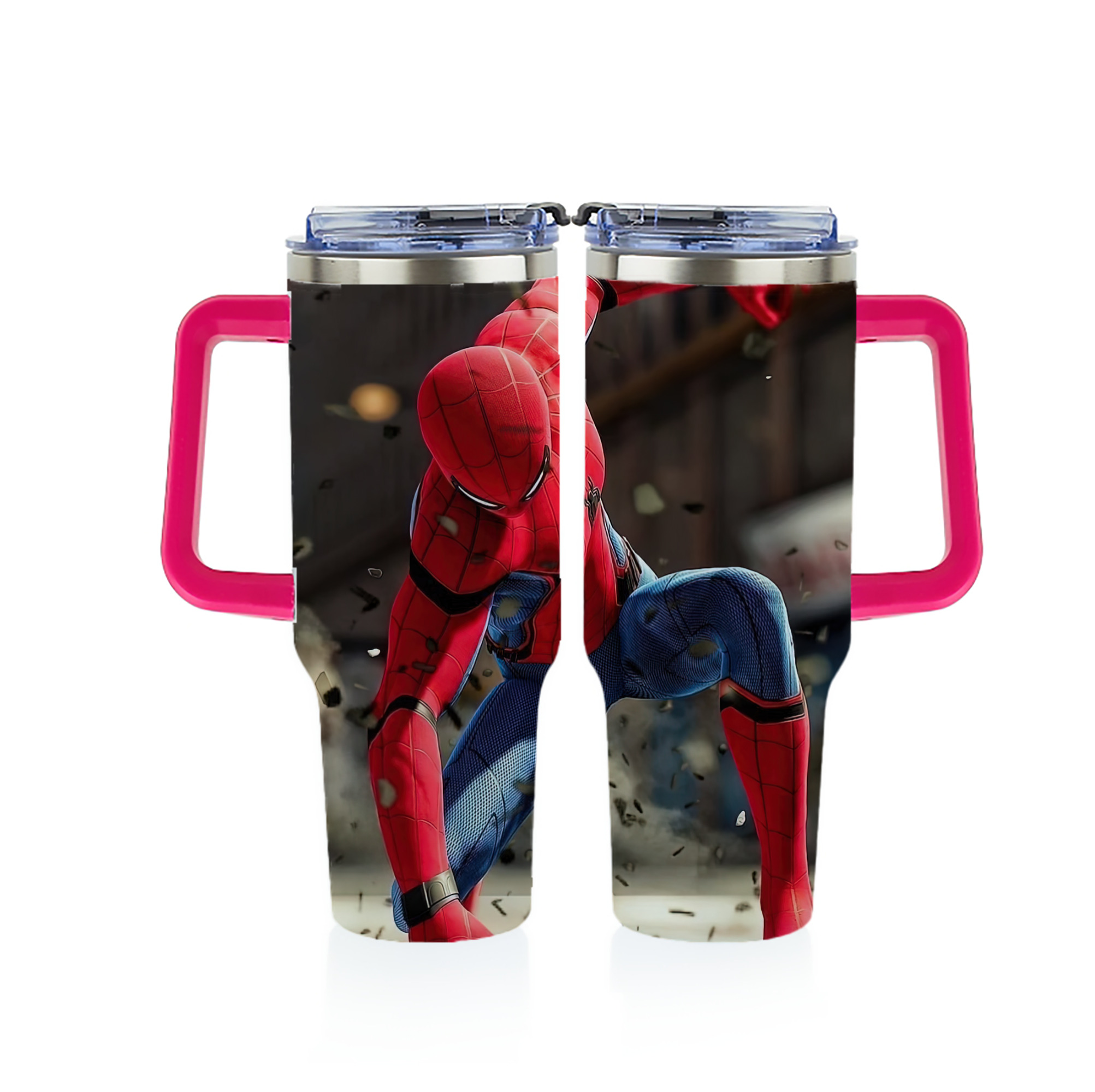 （画像用） Spider Man スパイダーマン 1200ｍLフルプリント車用タンブラー